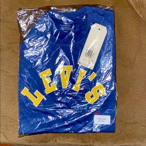 Levi Logo Tees Mens Crew Neck Short Sleeve T-Shirt